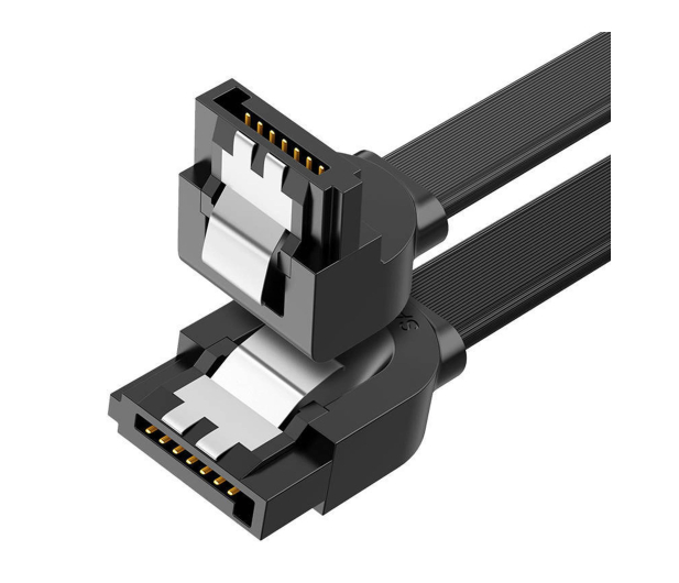 UGREEN Kabel kątowy SATA US217 0.5m czarny - 1489073 - zdjęcie
